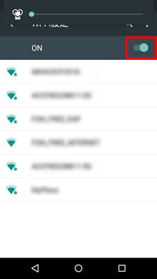 Wi-Fiの設定(Android)画像3