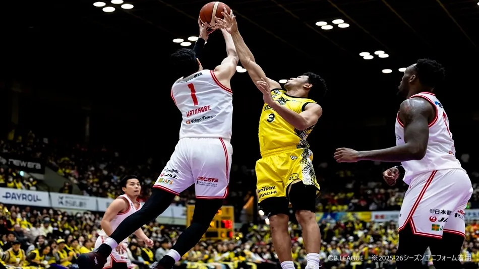 © B.LEAGUE ※2025-26シーズンユニフォーム着用