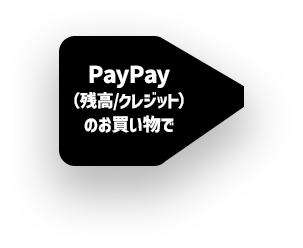PayPay（残高/クレジット）のお買い物で