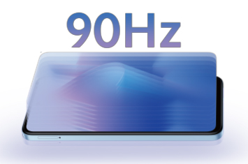 画面リフレッシュレートは最大で90Hzに対応