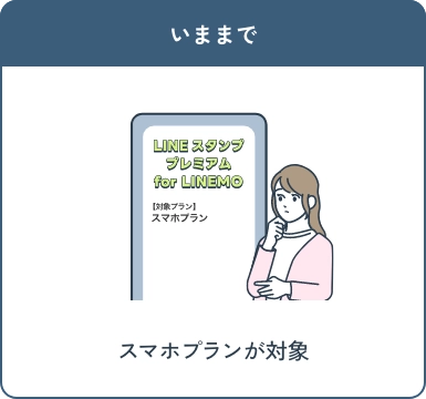 いままで スマホプランが対象