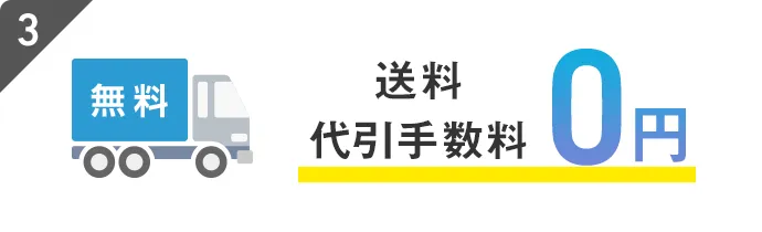 送料／代引手数料 0円