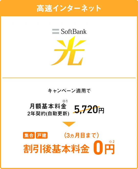 おうち割 光セット | ソフトバンク