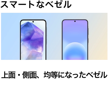 スマートなベゼル