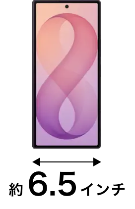 約6.5インチ