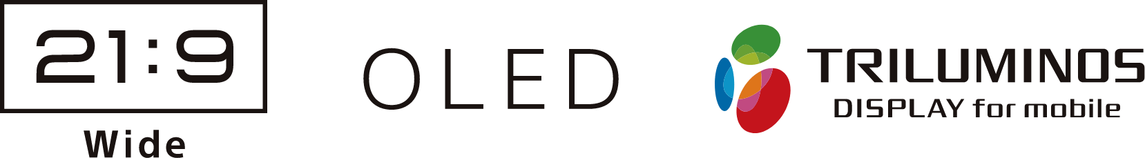 21:9 Wide OLED TRILUMINOS DISPLAY for mobile