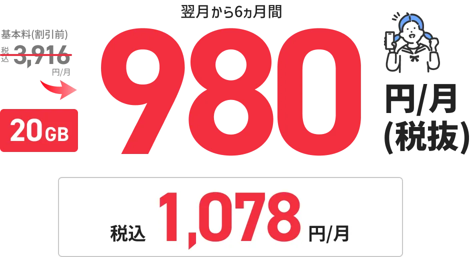 お子さまのスマホデビューがお子さまが5～18歳でスマホデビュープラン+ベーシック