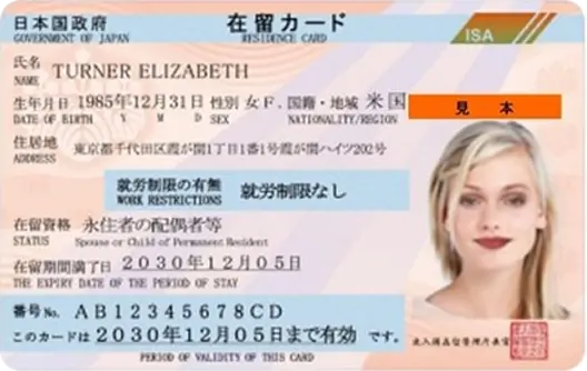 新様式の在留カード