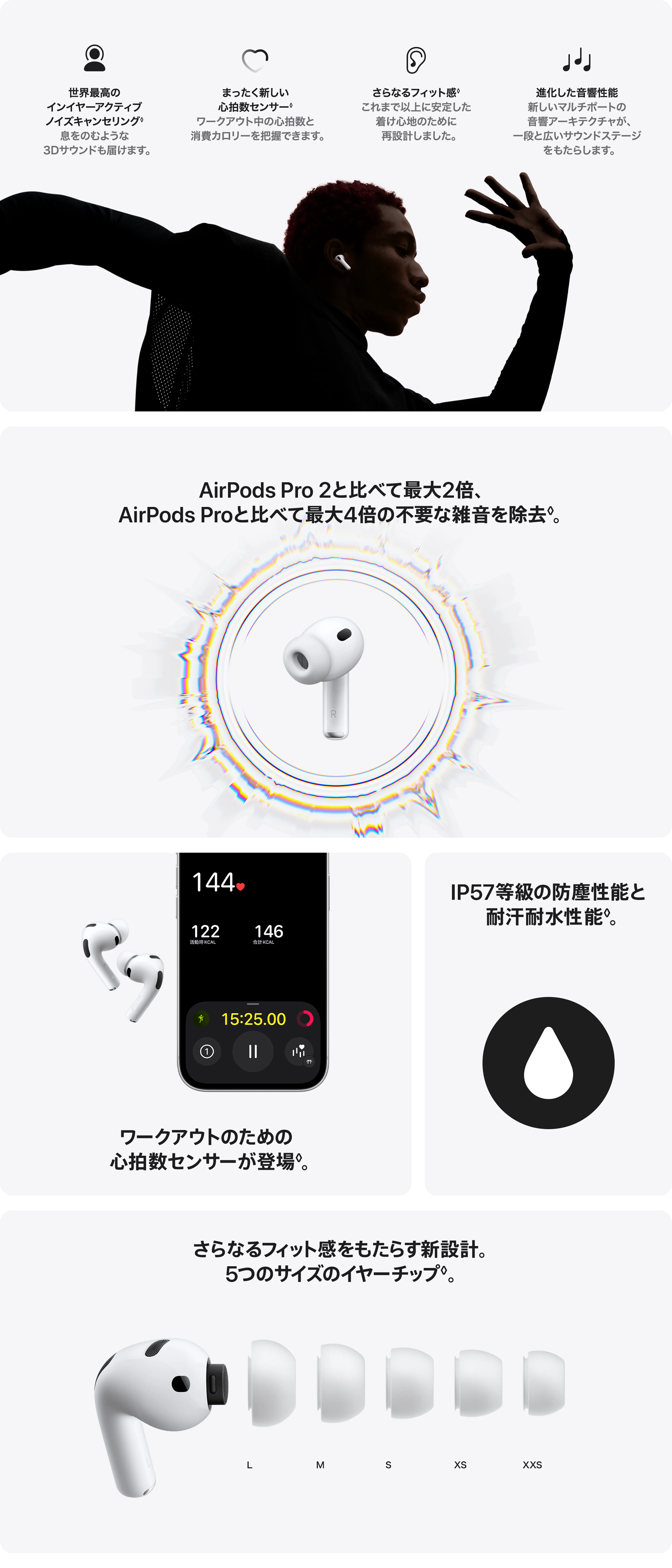 AirPods Pro 3 製品詳細